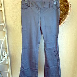 Charcoal Gray Pinstripe Pants